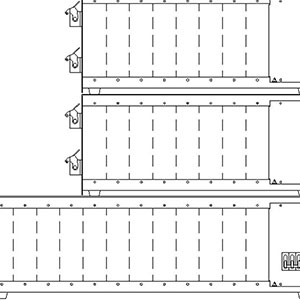 28 Zone Stacked Mainframe Assembly 70 AMP - BWMF28