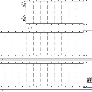 32 Zone Stacked Mainframe Assembly 70 AMP - BWMF32