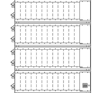 48 Zone Stacked Mainframe Assembly – 70 AMP