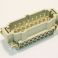 16 POS. 16 AMP MALE INSERT