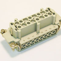 16 POS. 16 AMP FEMALE INSERT